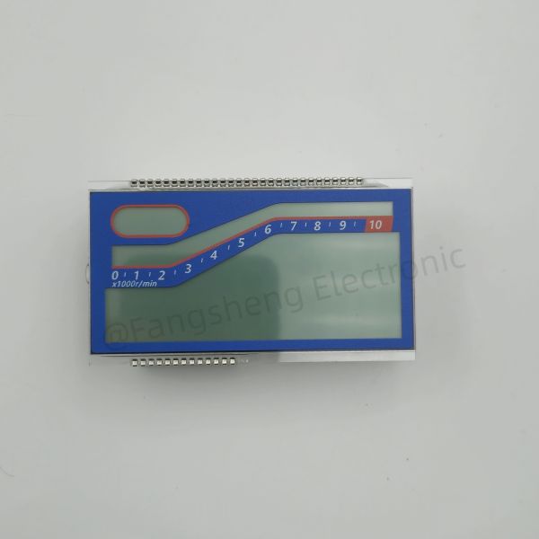 Custom Segment LCD Display for Motorcycle Speedometer | OEM ODM Monochrome Segment Display