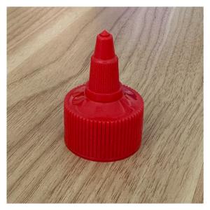 China 28/410 Squeeze Bottle Cap Red Dropped Twist Top Cap for Liqui Bottle Durable Design factory
