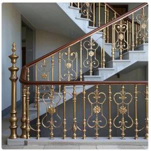 China Modern Powder Coated Aluminum Stair Railings Indoor Outdoor factory
