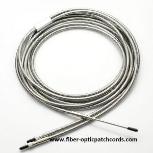 China Y shape 1×2 SMA905 Stainless Steel Laser Optical Network Cable Acrylate Coating factory