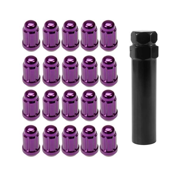 Solid Universal Black Chrome Lug Nuts Alloy Wheel Nuts For Repair