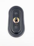Universal Elliptical Rearview Mirror Excavator Spare Parts Black