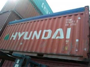 Red Second Hand 20ft Open Top Container For Maritime And Land Transport