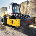 4 Wheel Drive YZ22 129KW 22T Single Drum Vibratory Road Roller With WEICHAI