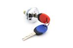 Red And Blue Color Cabinet Door Locks High Safety Cylinder Brass Keys