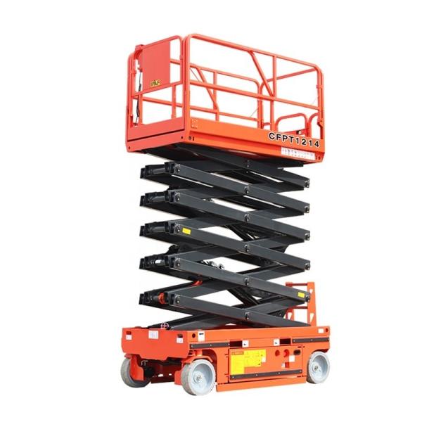 Durable Electric Scissor Lifts 230KG 320KG 450KG 500KG with Customized Control