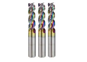 China Color Coated A380TC Aluminum End Mills For Precise Aluminum Machining factory