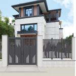 Anti Rust Main Pedestrian Sliding Gate Aluminium Fencing Outdoor