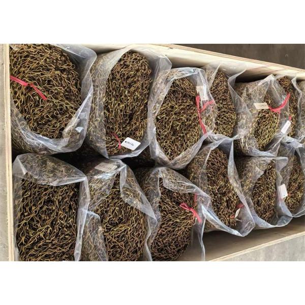 Metallic Fly Screen Hanging Aluminium Double Hook Chain Decorative Curtain For Restaurant Hall