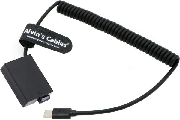LP-E8 Dummy Battery To PD USB C Decoded LP-E8 Battery Replacement Coiled Power