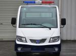 Pure White 4 Seats Electric Patrol Car With Rear Mini Cargo Box