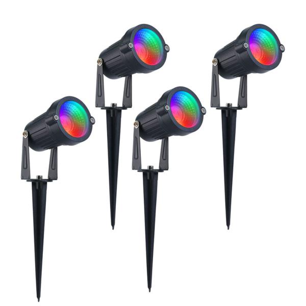 Smart Spotlight Outddoor Landscape Lighting RGB Waterproof 12V Garden Lighting