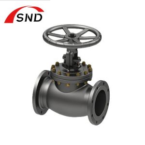 China DN80 Cast Steel Bellows Globe Valve With Flange on sale