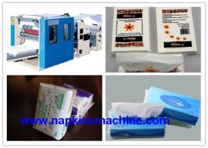 China 60 M / Min 380V Serviette Facial Tissue Paper Making Machine factory