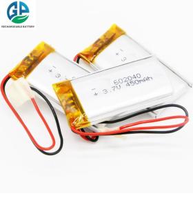 China KC Li Polymer 3.7V Battery 602040 3.7v 450mah Low Temperature factory