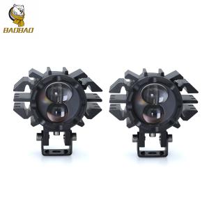 China 120W White Yellow 4D Projector Lens Motorcycle Mini Driving Lights factory
