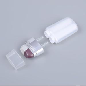 China 0.3liter PP PET Plastic Airless Pump Bottle Airless Cream Pump Bottle Dispenser Double Tube 0.2ml T factory