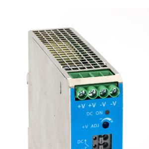 China LED Light Industrial Power Supply AC/DC 24V/5A DIN Rail Cooling Start factory