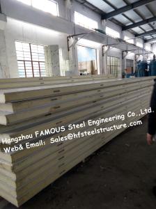 China Polyurethane Walkin Refrigerator Panels , Sandwich Insulated Panels For Cold Storage factory
