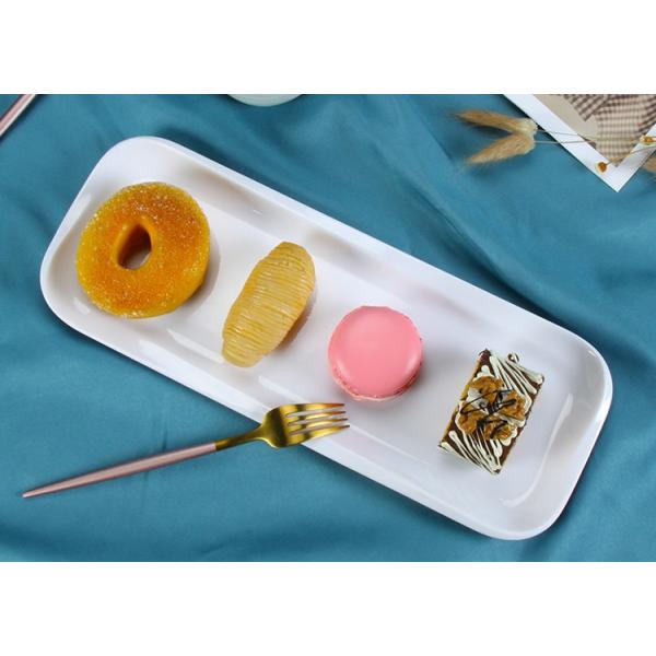 China OEM ODM Melamine 12.75" Rectangular Food Serving Tray factory