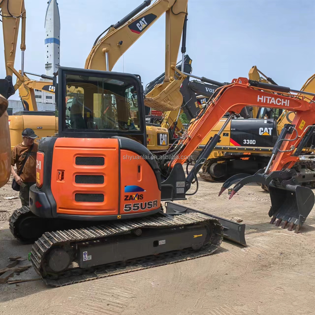 Used Hitachi ZX55U Excavator For Construction Original Hydraulic Cylinder