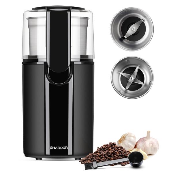 Medium Powder Coffee Mill Grinder Garlic Removable 2 Cups 200W Home Coffee