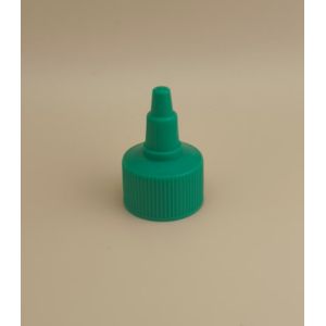 China Green Plastic Ribbed Jelly Cap for Paint Bottles on sale