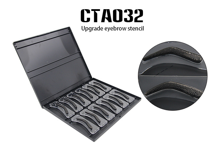 Upgrade Eyebrow Shaping Stencil / Tattoo Accessories 3D Effect