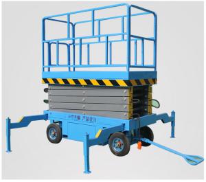 China 100-550kg Mobile Elevated Work Platform Electric Self Propelled Scissor Lifts factory