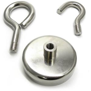 China Composite Rare Earth Magnet D25 D20 D32 D36 Magnetic Hook for Industrial Applications factory
