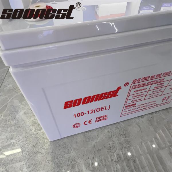 High Quality Gel Solar Batteries Soonest Gel Battery Solar Gel Battery 12V 100Ah