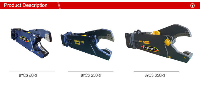 BY-CS250RT Hydraulic scrap metal cutter for 20-30T excavator used/Demolition Attachments/made by china @2018 bauma