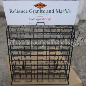 Wire Waterfall Tile Display Racks Table Top Presentation Decorators