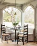 Modern Hotel Restaurant Furniture Fabric L Shaped Upholstered Bench