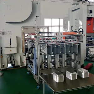 LK-T63 Food Container Aluminum Foil Punching Machine Customized Design Tray