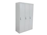 Three Door Metal Office Lockers Cloth Cabinet School Use Powder Coating Surface