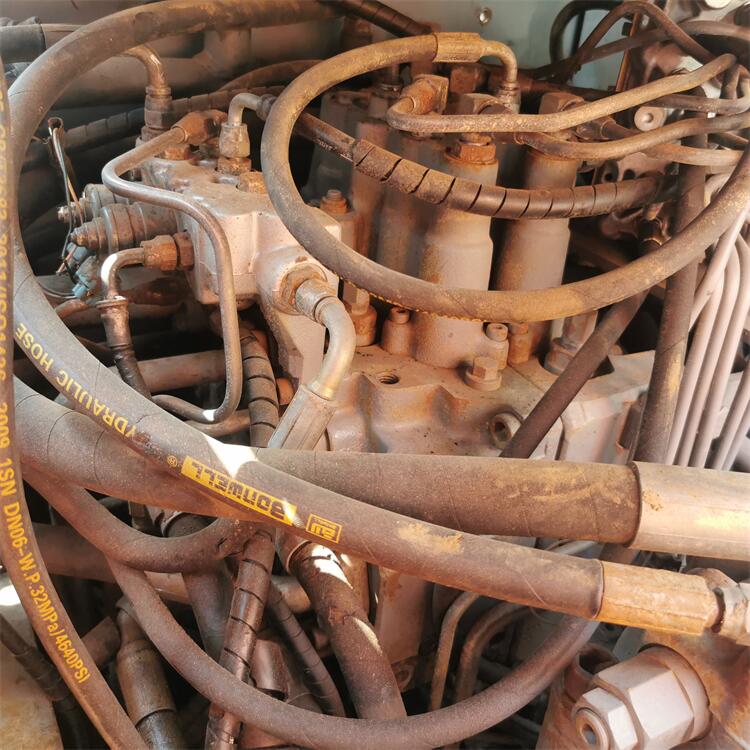 Good Condition Hitachi Excavator 120 12 Ton Japan Original Crawler Chain Moving Type