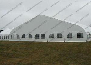 China Transparent Windows Curved Tent Aluminum Frame Easy Dismantled For Outdoor Event factory