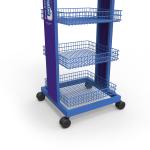 Hot Selling Supermarket Water Bottle Display Shelves Metal Wire Display Racks