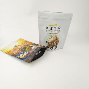 China CMYK CPP Resealable Mylar Bag Frosted Stand Up Doypack Zipper 120mic MOPP on sale