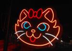 Vasten Cat Custom Led Neon Signs 200cm For Amusement Park