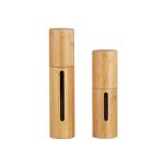 Empty Lotion Pump Bamboo Cosmetic Containers Lotion Airless Pump Bottle