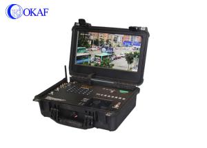 China Portable Suitcase 4G Wireless Security Cameras Pan Tilt Zoom GPS Positioning factory