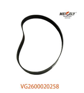 China Hot Selling VG2600020258 Alternator Belt Engine Spare Parts For HOWO factory