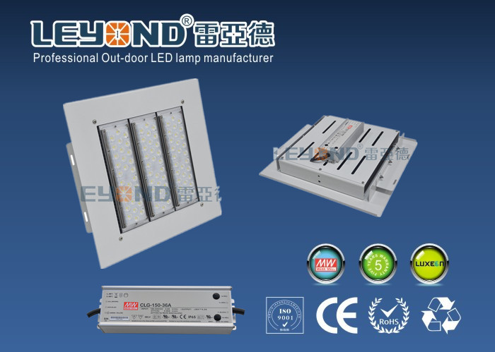 2019 Module Designed LED Canopy Light 100 Watt For Gas Petrol Station Meanwell Driver