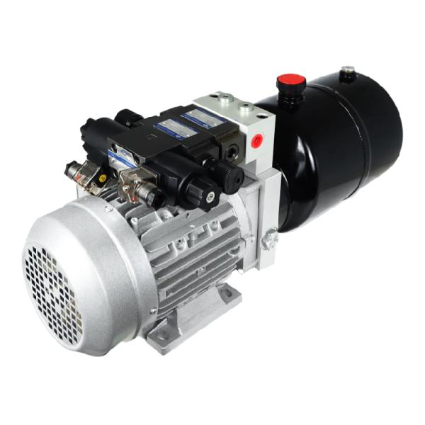 AC 380V 1.5kw Double-Acting Hydraulic Power Unit Horizontal Mounting Power Pack for Lifting Machine Lifting Platform Dock Leveler Cargo Elevator