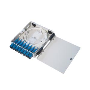 China Indoor 42mm Fiber Optic Terminal Box Wall Mount ABS FTTH factory