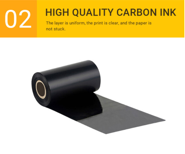 Brother Black Thermal Transfer Ribbon Wax Resin Ribbon 110mmx300mtr