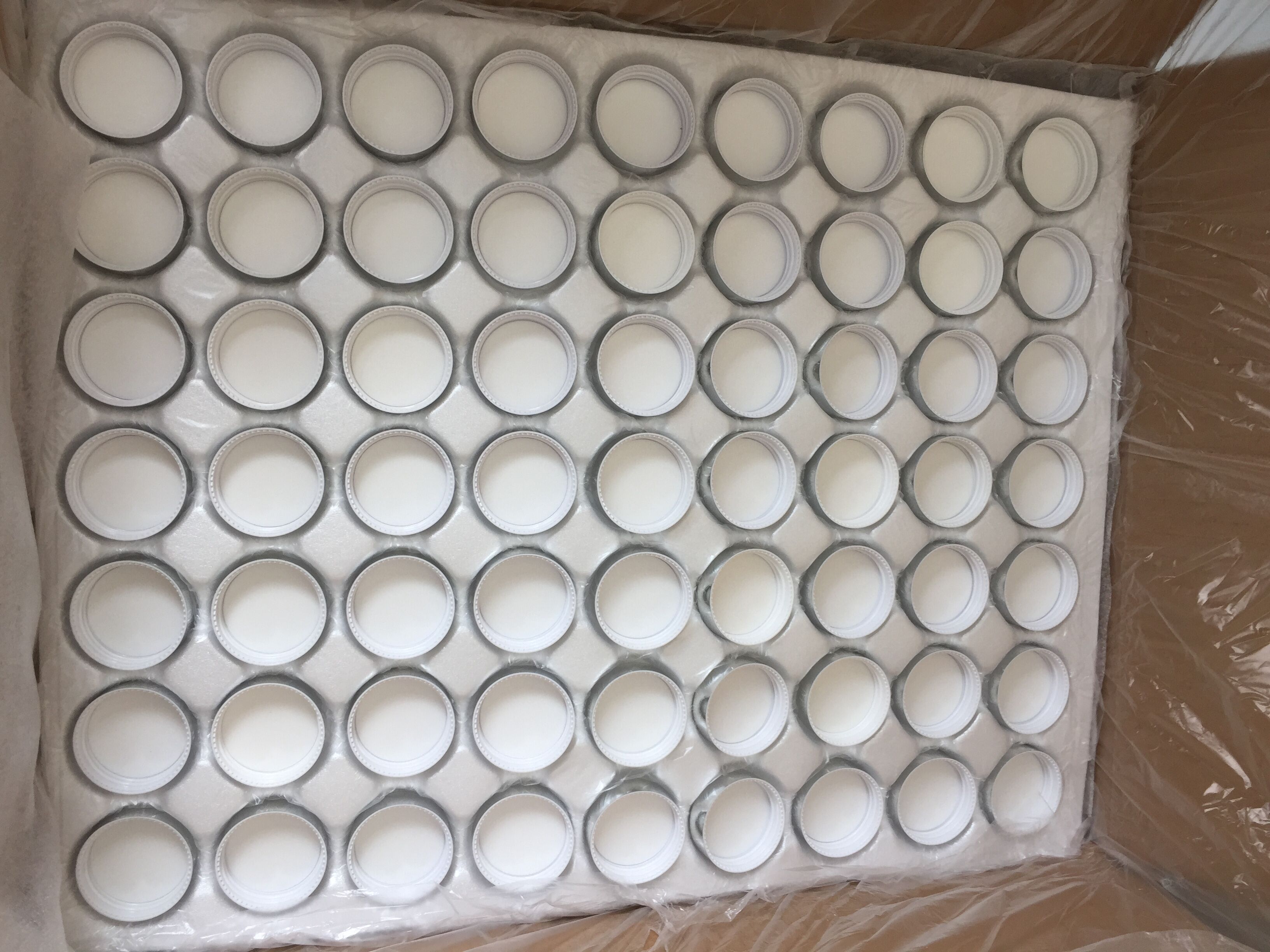 8oz 16oz 20oz Empty Plastic PP Cosmetic Cream Jar Packaging With Lock Flip Cap