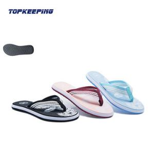China Pretty Women EVA Textile Pretty Flip Flop Beach factory